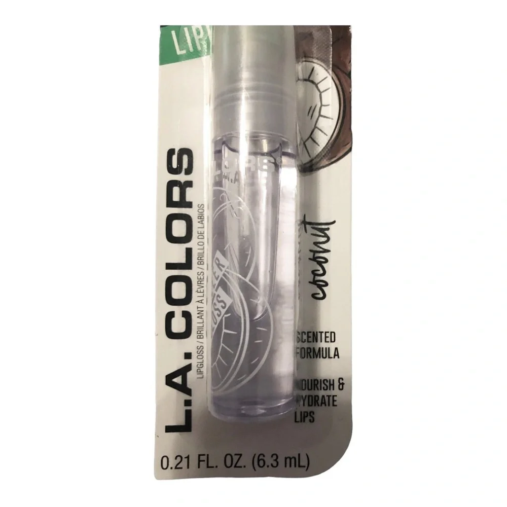 3 glossy shiny nourishing hydrating flavored roller‎ lipgloss grape mint coconut